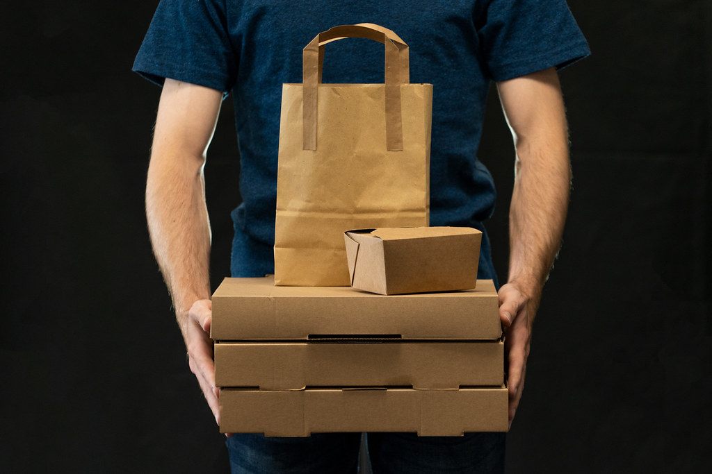 Ordine da asporto pronto per il ritiro